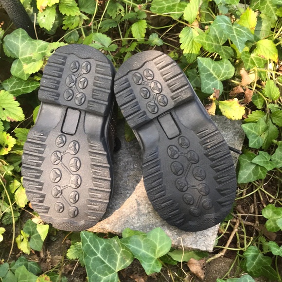 L U Lace Up Sturdy Black Sole Brown Oxford Shoes 5 - Picture 7 of 8